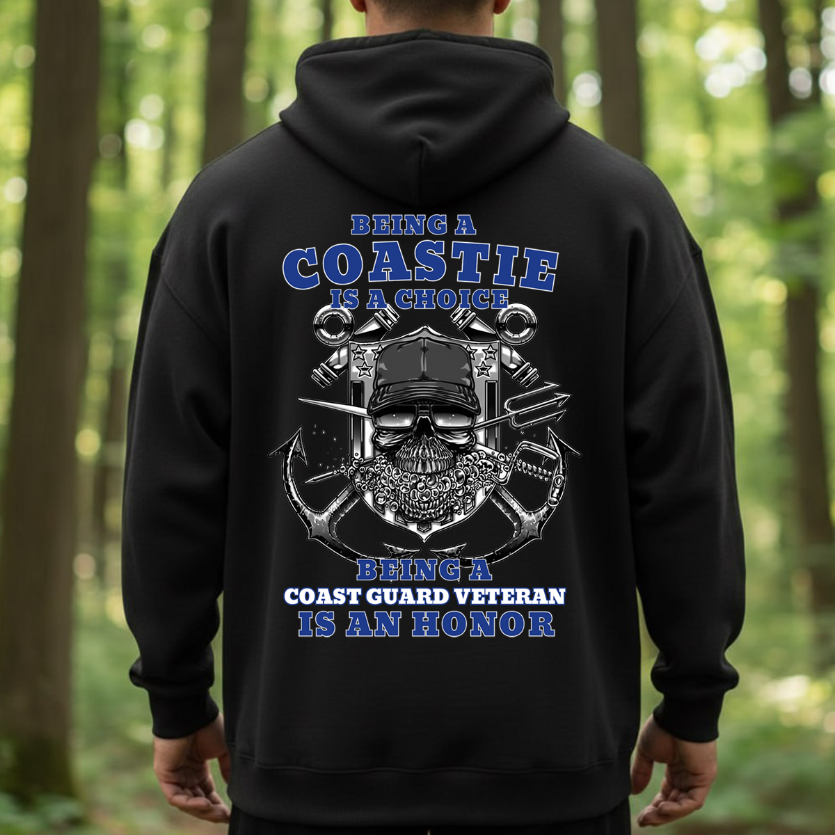 Coastie Sweatshirt, T-shirt, Sweatshirt, Hoodie– Being a Coastie Is a Choice, Being a Coast Guard Veteran Is an Honor – Military Veteran Pullover Gift