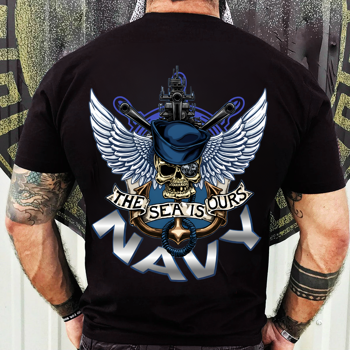 Navy Veteran Shirt – The Sea Is Ours – Proud U.S. Sailor Design