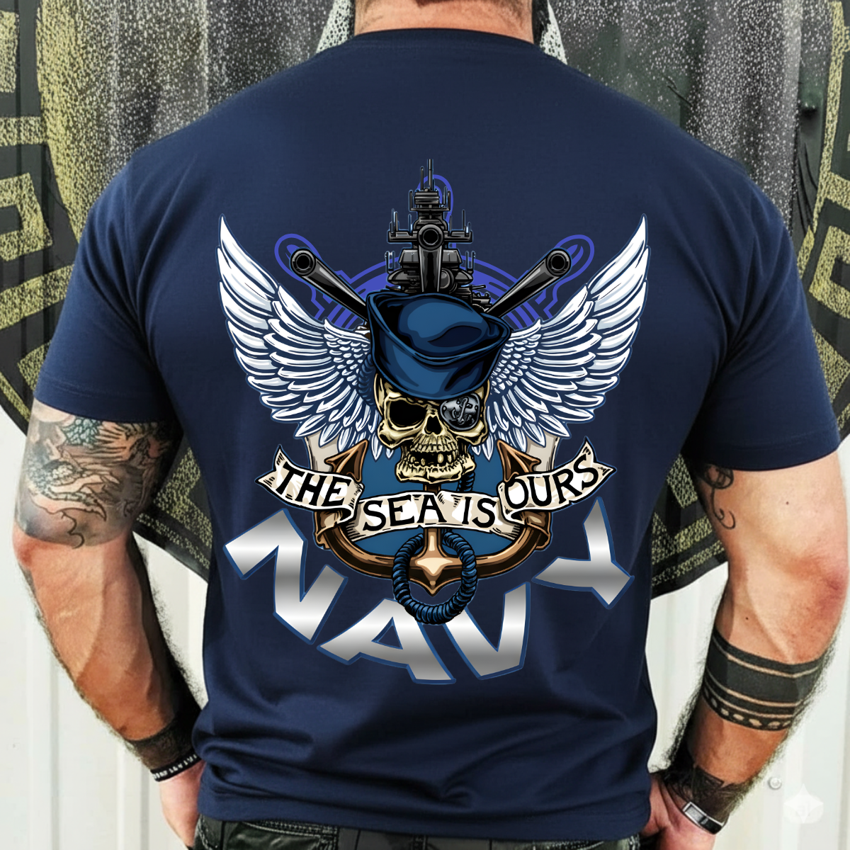 Navy Veteran Shirt – The Sea Is Ours – Proud U.S. Sailor Design