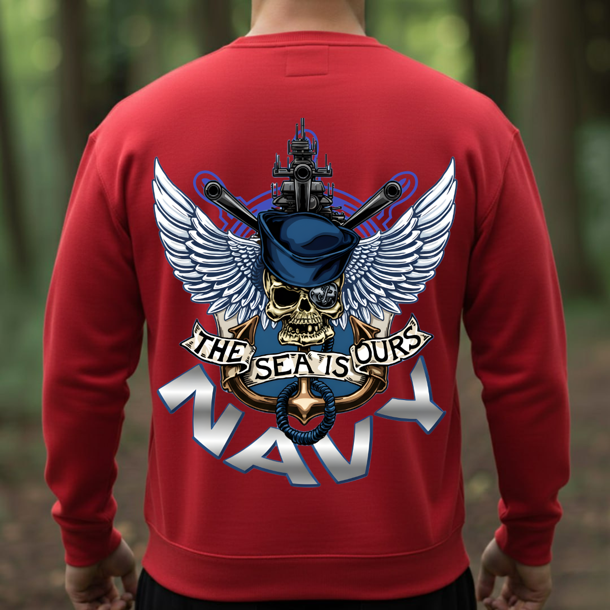 Navy Veteran Shirt – The Sea Is Ours – Proud U.S. Sailor Design