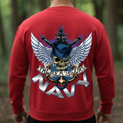 Navy Veteran Shirt – The Sea Is Ours – Proud U.S. Sailor Design