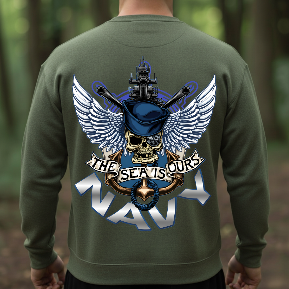 Navy Veteran Shirt – The Sea Is Ours – Proud U.S. Sailor Design