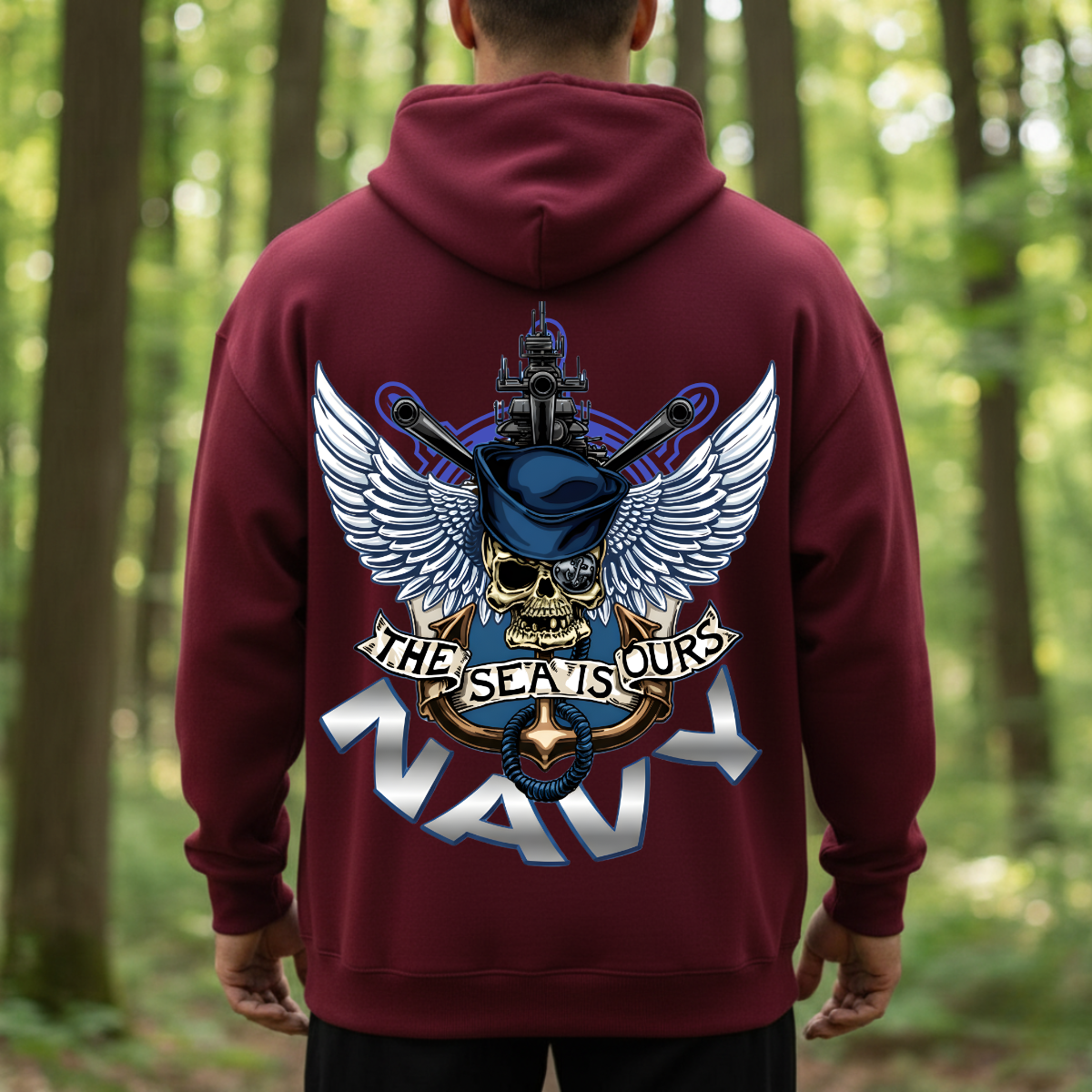 Navy Veteran Shirt – The Sea Is Ours – Proud U.S. Sailor Design