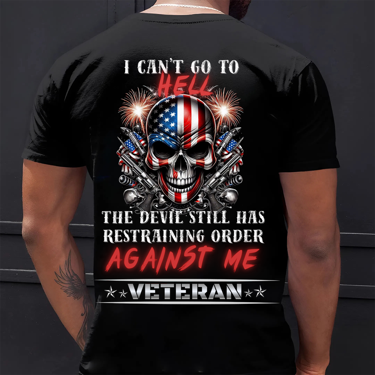 U.S Veteran Shirt - I Can't Go To Hell - Bold Military Humor