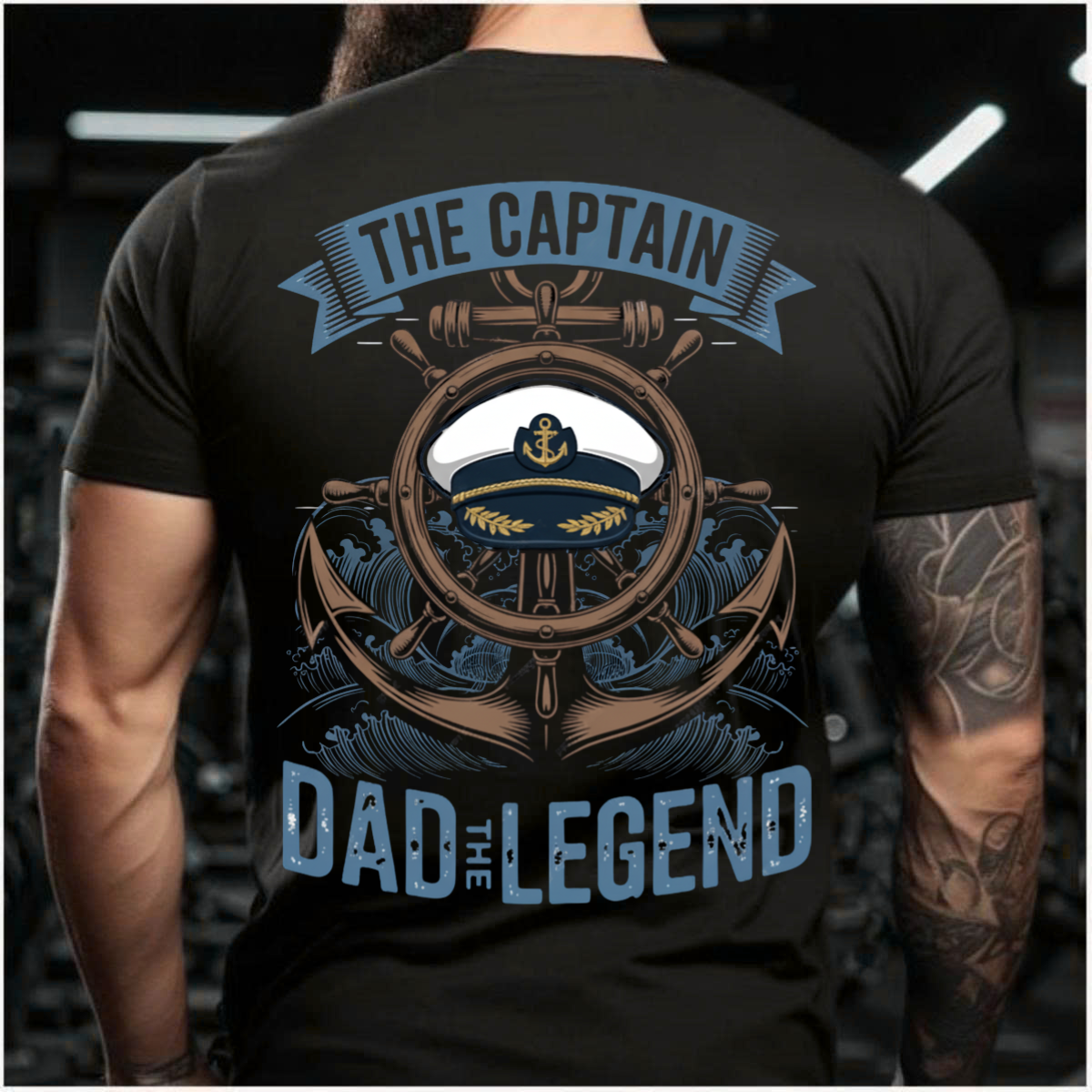 Veteran Dad The Legend T-Shirt – The Captain Nautical Tee