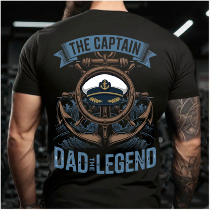 Veteran Dad The Legend T-Shirt – The Captain Nautical Tee