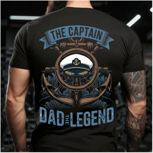 Veteran Dad The Legend T-Shirt – The Captain Nautical Tee