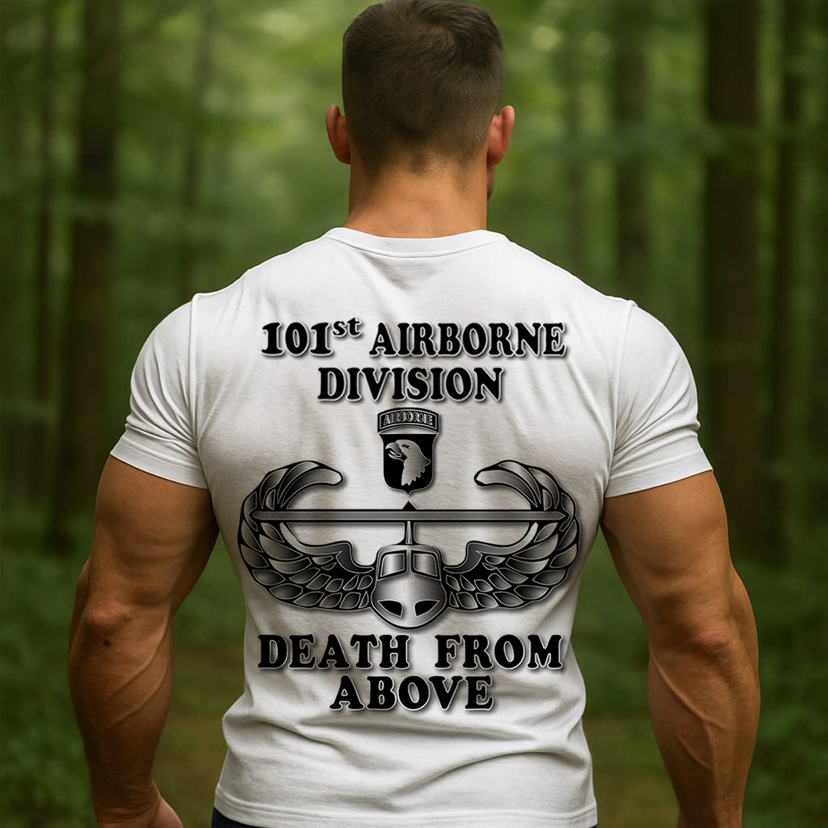 101st Airborne Division T-Shirt – Death From Above Military Veteran Shirt