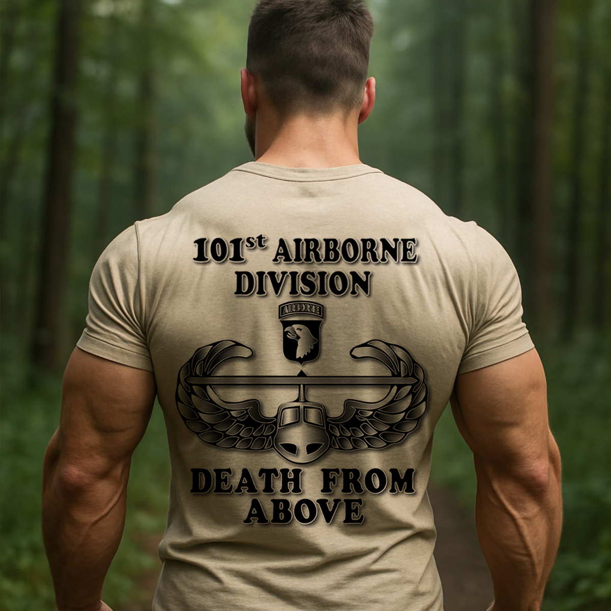 101st Airborne Division T-Shirt – Death From Above Military Veteran Shirt
