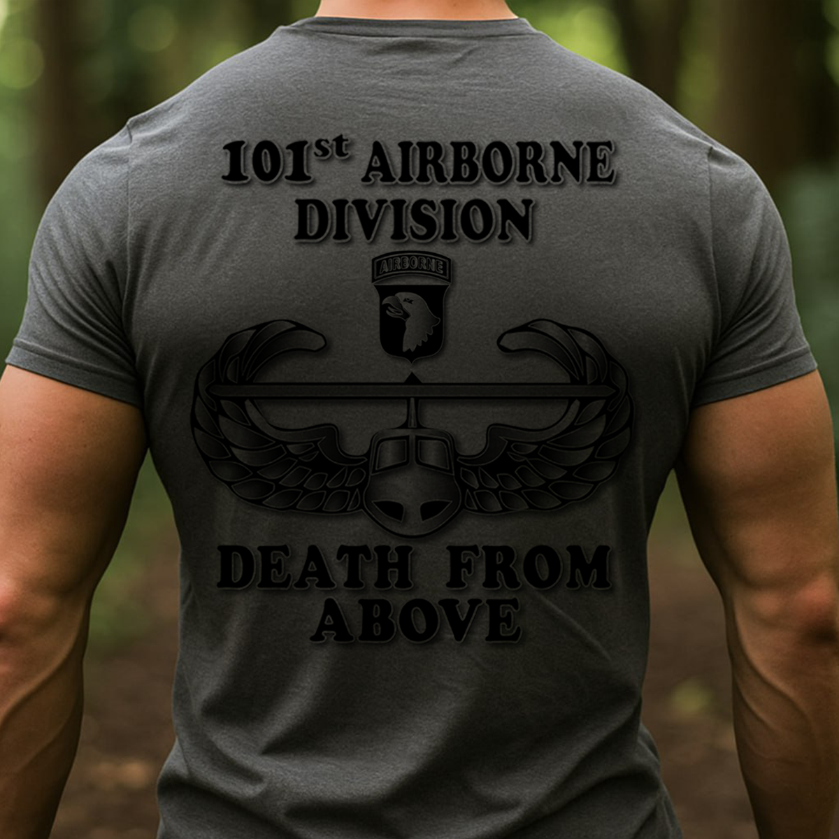 101st Airborne Division T-Shirt – Death From Above Military Veteran Shirt