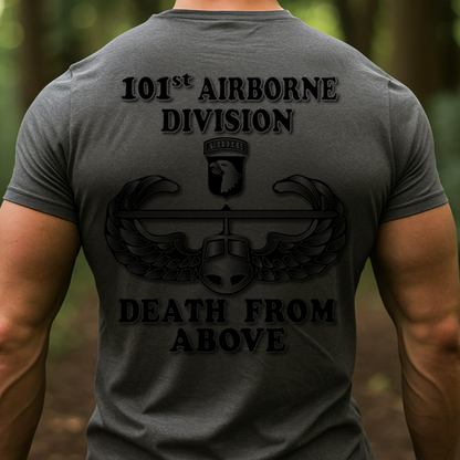 101st Airborne Division T-Shirt – Death From Above Military Veteran Shirt