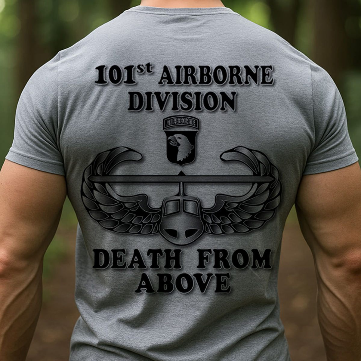 101st Airborne Division T-Shirt – Death From Above Military Veteran Shirt