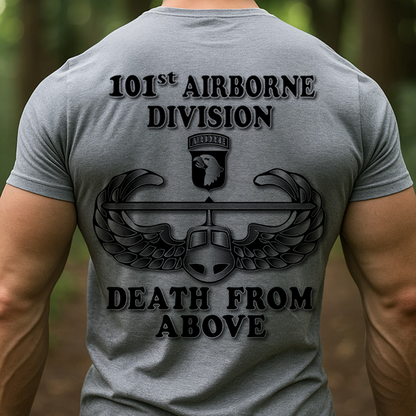 101st Airborne Division T-Shirt – Death From Above Military Veteran Shirt