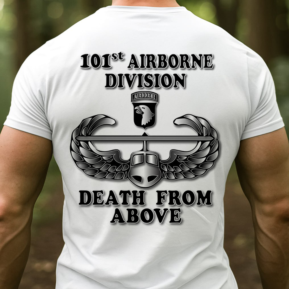 101st Airborne Division T-Shirt – Death From Above Military Veteran Shirt