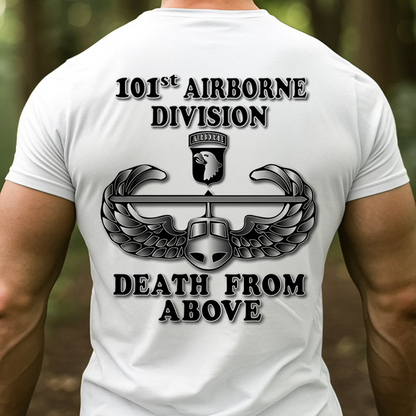 101st Airborne Division T-Shirt – Death From Above Military Veteran Shirt