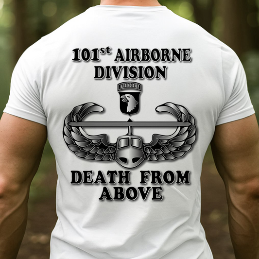 101st Airborne Division T-Shirt – Death From Above Military Veteran Shirt