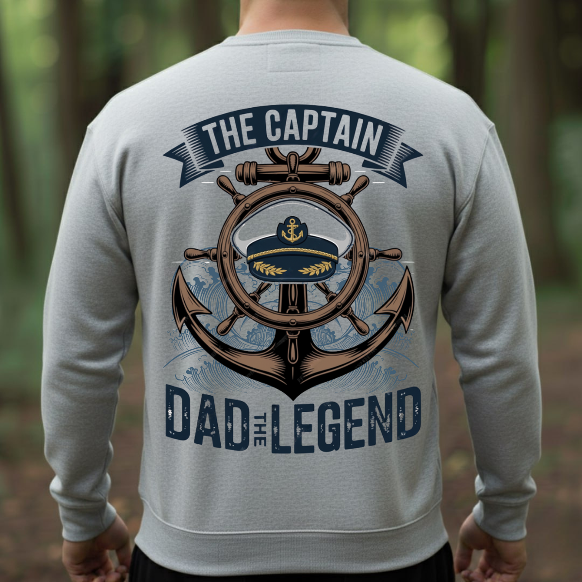 Veteran Dad The Legend T-Shirt – The Captain Nautical Tee