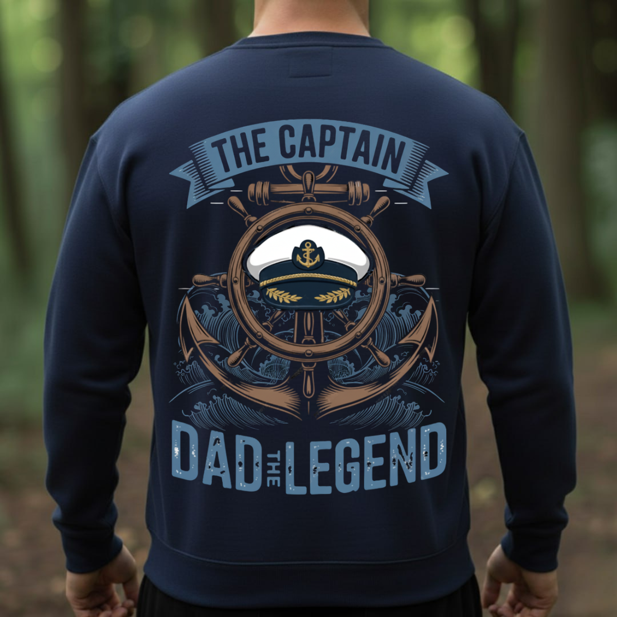 Veteran Dad The Legend T-Shirt – The Captain Nautical Tee