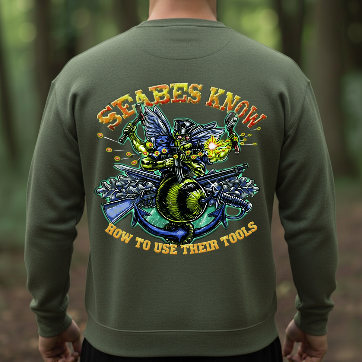 Seabee Veteran Shirt – Seabees Know How To Use Their Tools – Military Gift Apparel