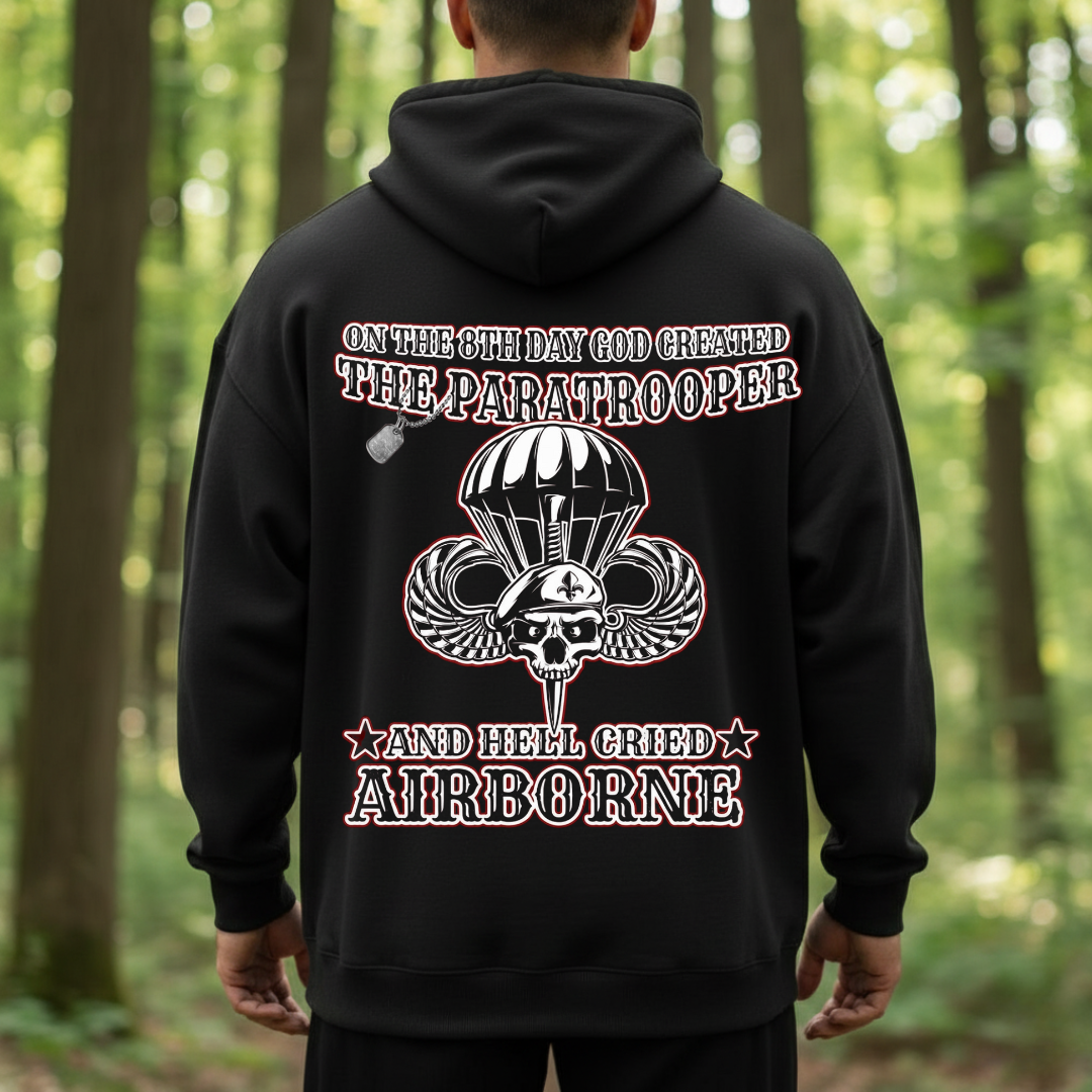 Paratrooper Veteran– On The 8th Day God Created The Paratrooper T-Shirt, Sweatshirt, Hoodie, Gift for Veterans Day