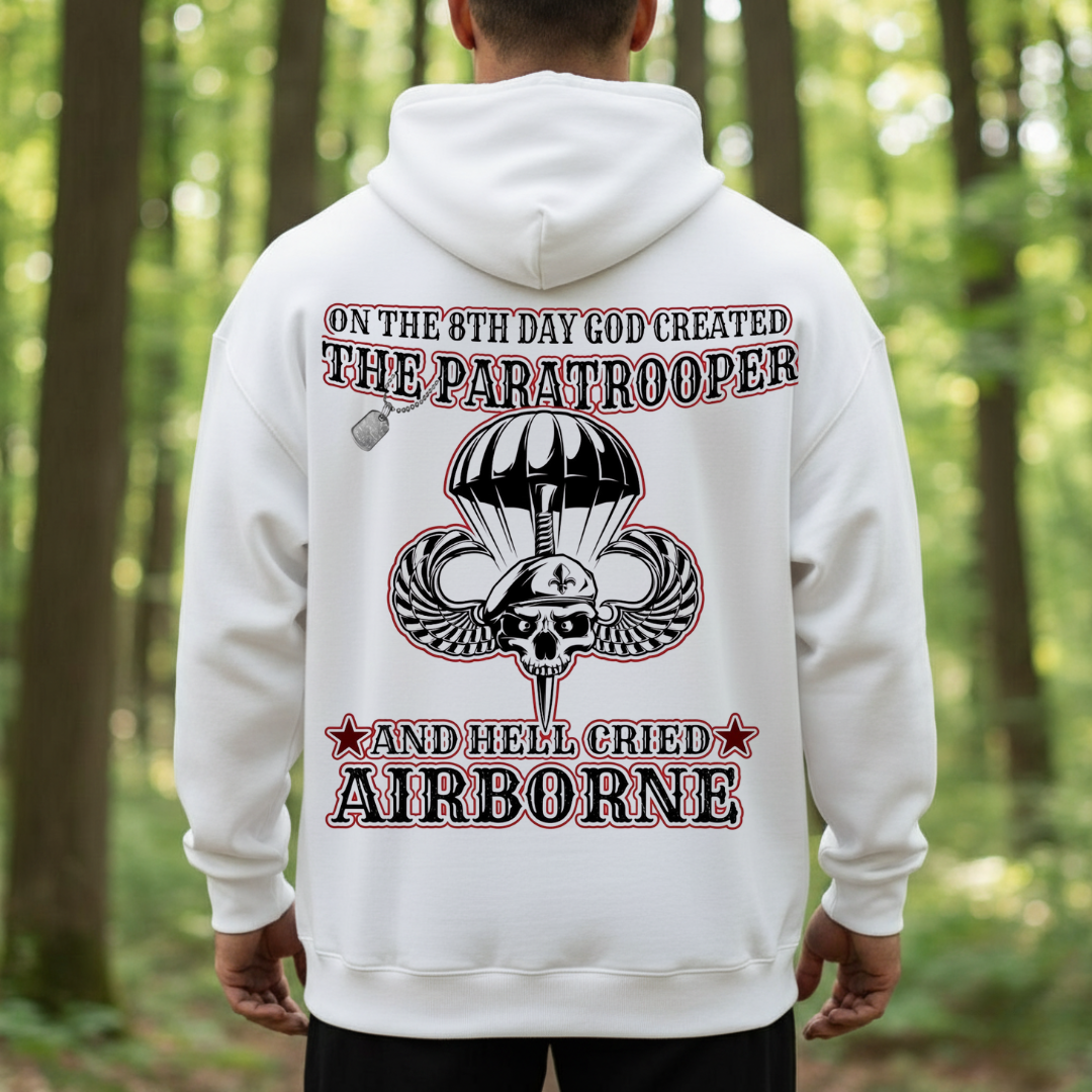 Paratrooper Veteran– On The 8th Day God Created The Paratrooper T-Shirt, Sweatshirt, Hoodie, Gift for Veterans Day