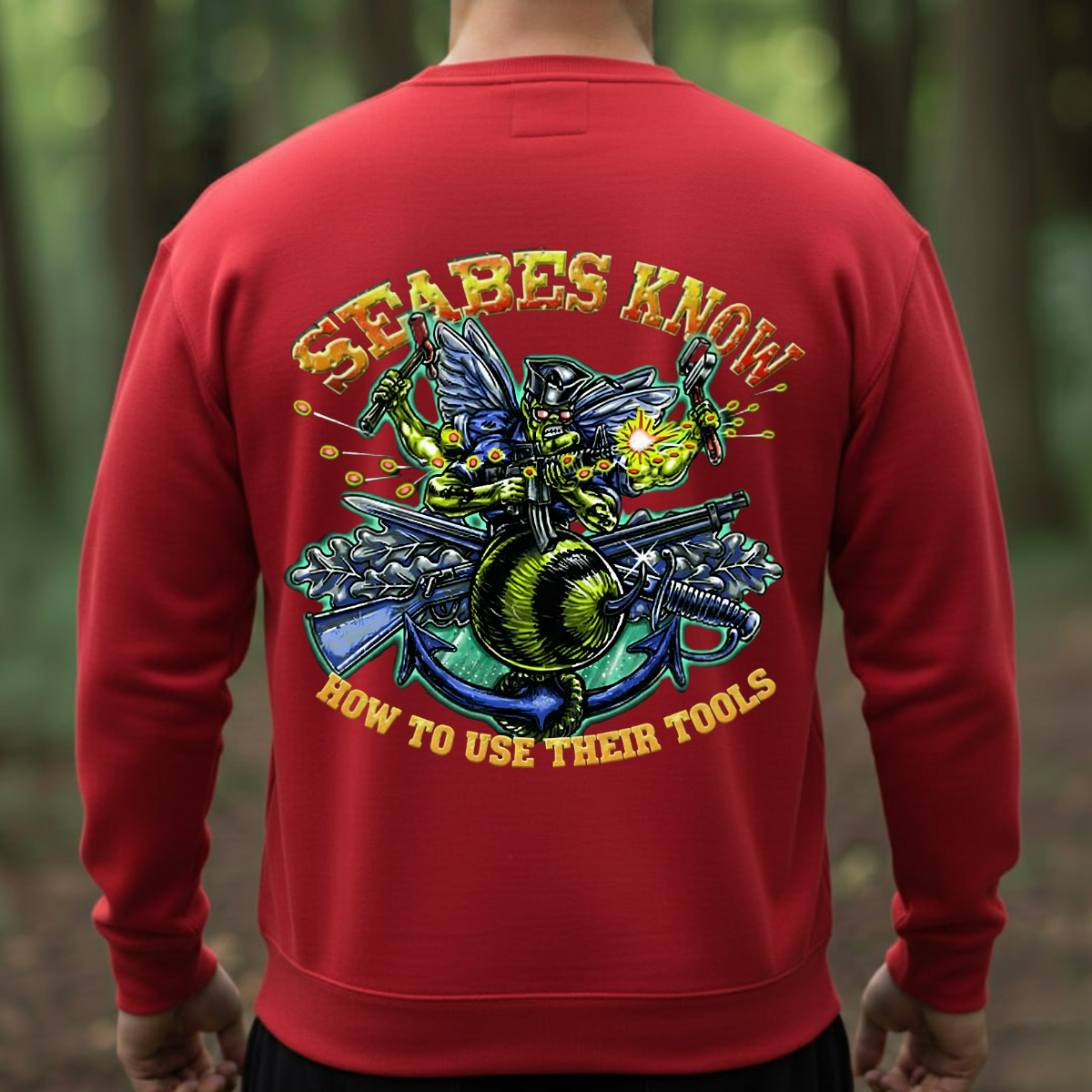 Seabee Veteran Shirt – Seabees Know How To Use Their Tools – Military Gift Apparel