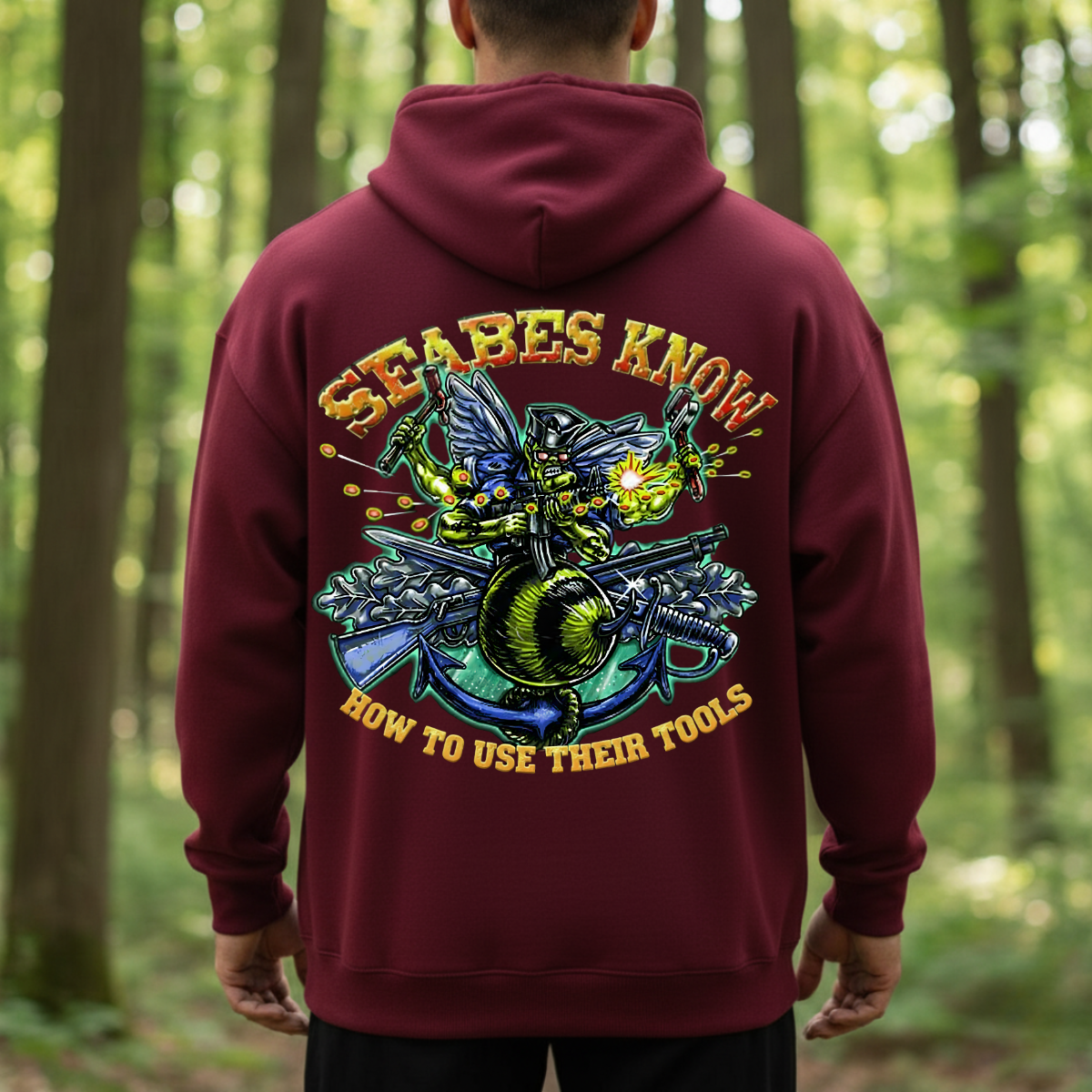 Seabee Veteran Shirt – Seabees Know How To Use Their Tools – Military Gift Apparel