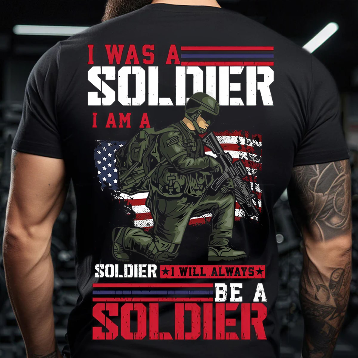 I Was a Soldier I Am a Soldier I Will Always Be a Soldier T-Shirt