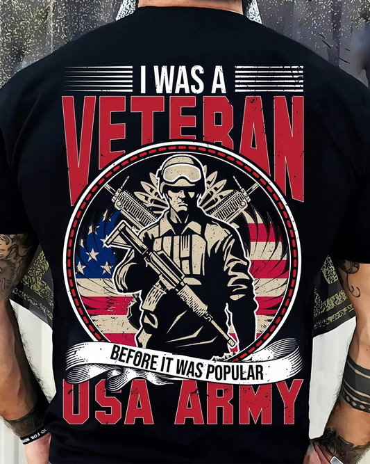 Proud Veteran Statement Tee – Honoring Service Before the Hype