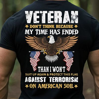Veteran Eagle Shirt, Sweatshirt, Hoodie – Patriotic American Flag T-Shirt for Men, Proud Veteran Gift