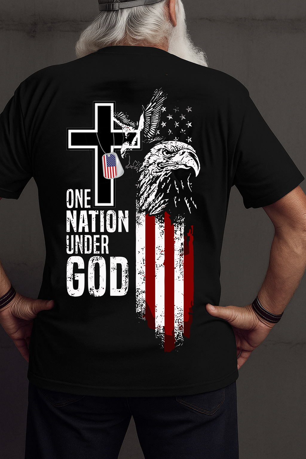 Proud Veteran One Nation Under God is Protection