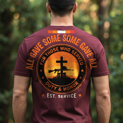 "All Gave Some Some Gave All" T-Shirt – Vietnam Veteran Memorial Patriotic Gift