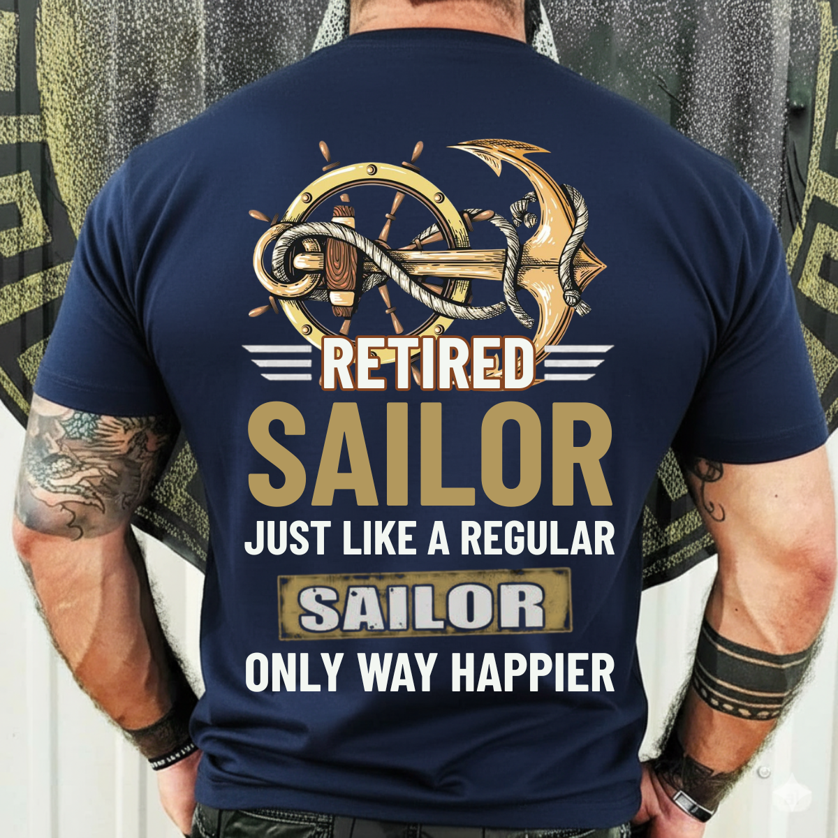 Proud Sailor Veteran Shirt – Retired Sailor Edition – Military Apparel Gift