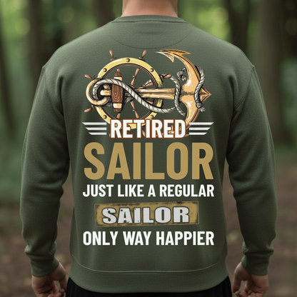 Proud Sailor Veteran Shirt – Retired Sailor Edition – Military Apparel Gift