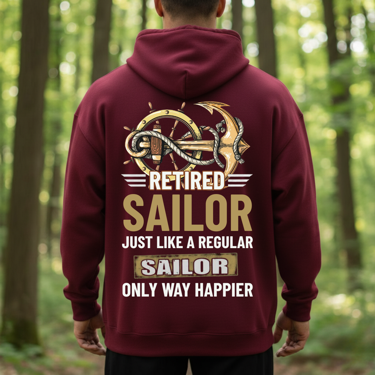 Proud Sailor Veteran Shirt – Retired Sailor Edition – Military Apparel Gift