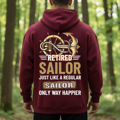 Proud Sailor Veteran Shirt – Retired Sailor Edition – Military Apparel Gift