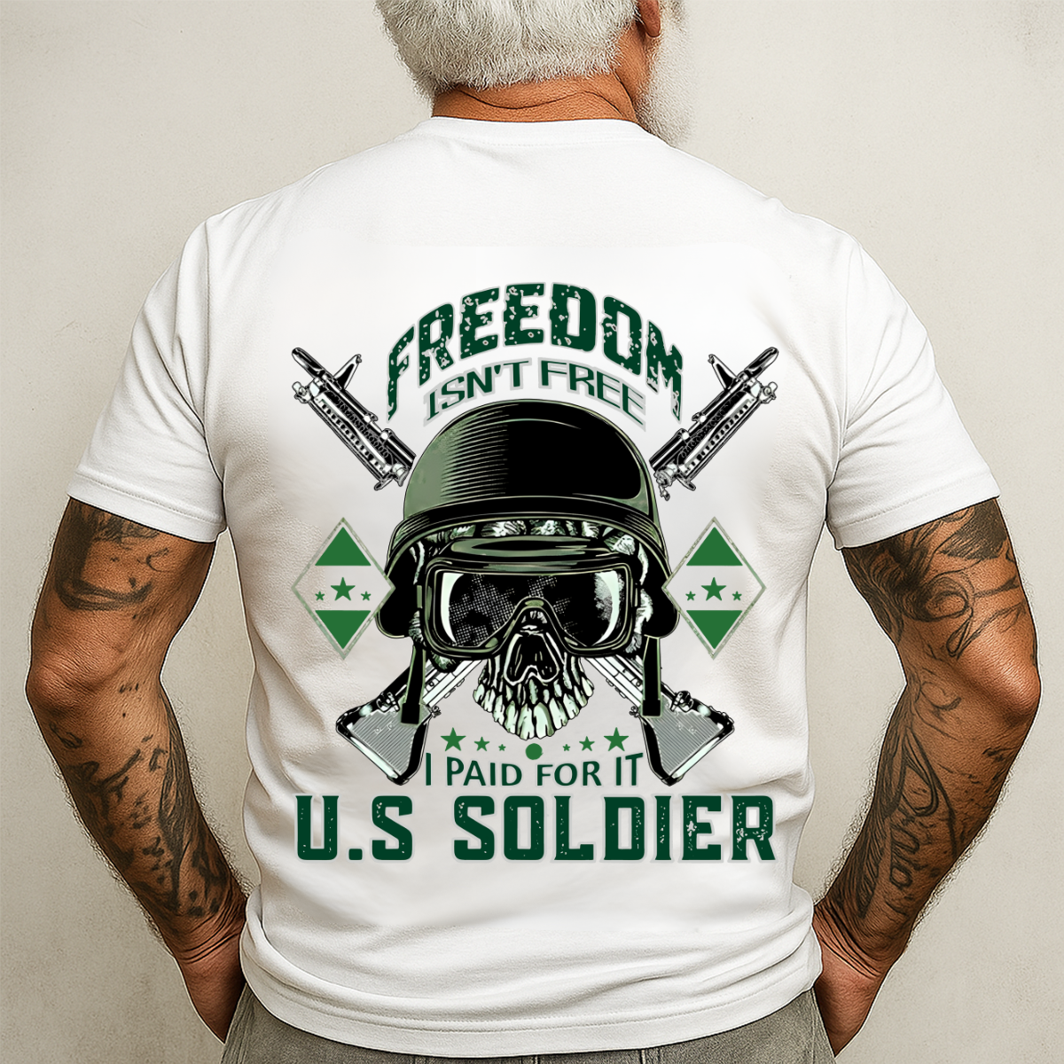 Freedom Isn’t Free I Paid For It – Proud U.S. Veteran T-Shirt – Army Military Gift Apparel