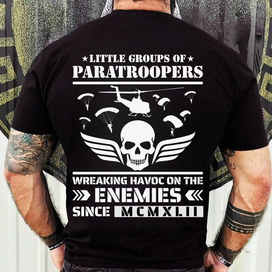 Army Airborne Shirt - Wreaking Havoc On Enemies Since MCMXLII - Paratrooper Veteran Tee
