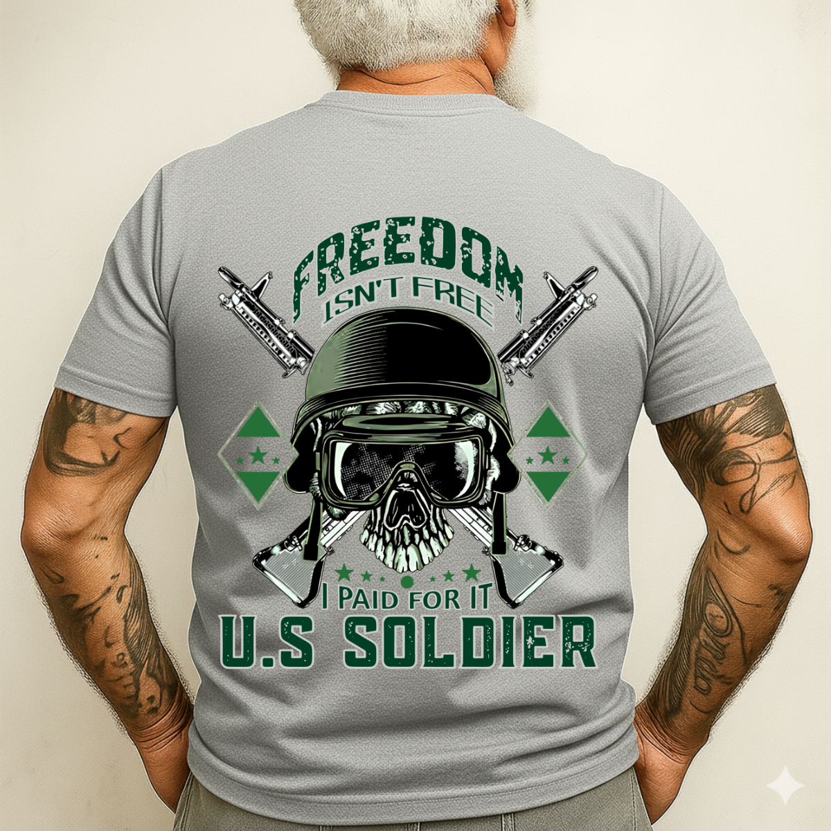 Freedom Isn’t Free I Paid For It – Proud U.S. Veteran T-Shirt – Army Military Gift Apparel