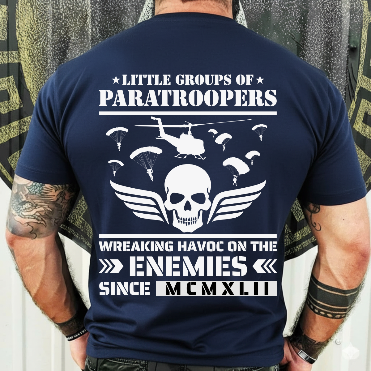 Army Airborne Shirt - Wreaking Havoc On Enemies Since MCMXLII - Paratrooper Veteran Tee