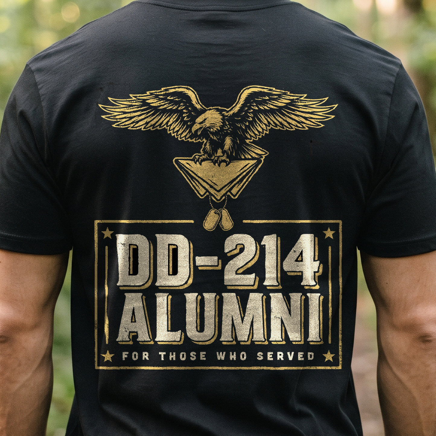 "Dd-214 Alumni" T-Shirt – Patriotic Military Veteran Pride Gift for Veterans Day