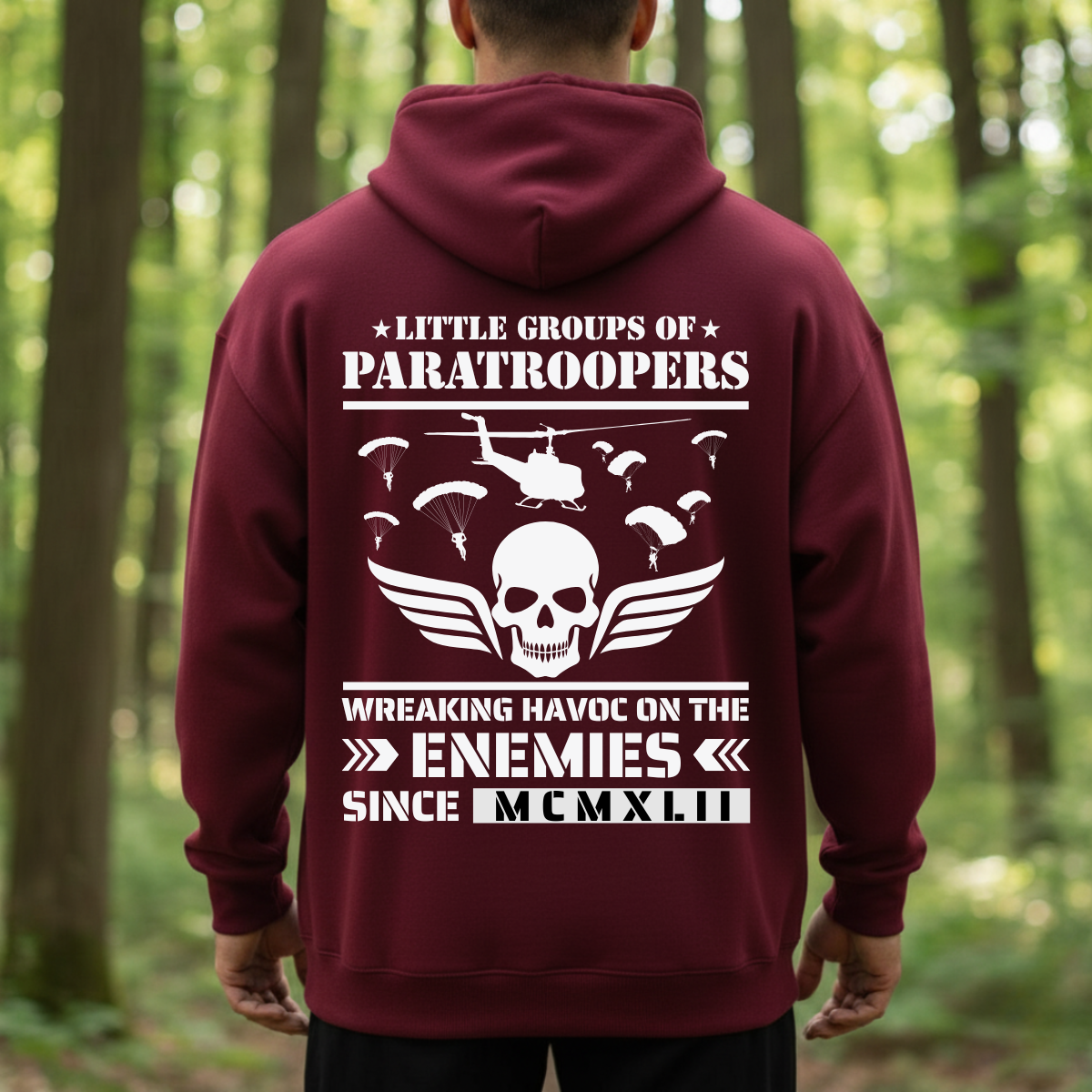 Army Airborne Shirt - Wreaking Havoc On Enemies Since MCMXLII - Paratrooper Veteran Tee