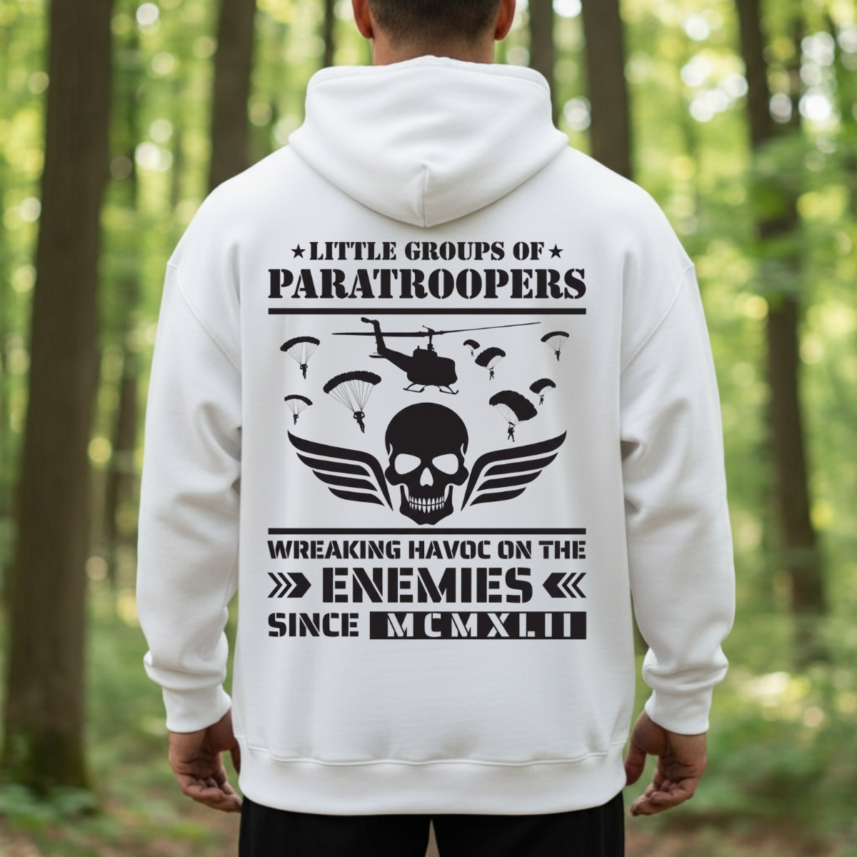 Army Airborne Shirt - Wreaking Havoc On Enemies Since MCMXLII - Paratrooper Veteran Tee