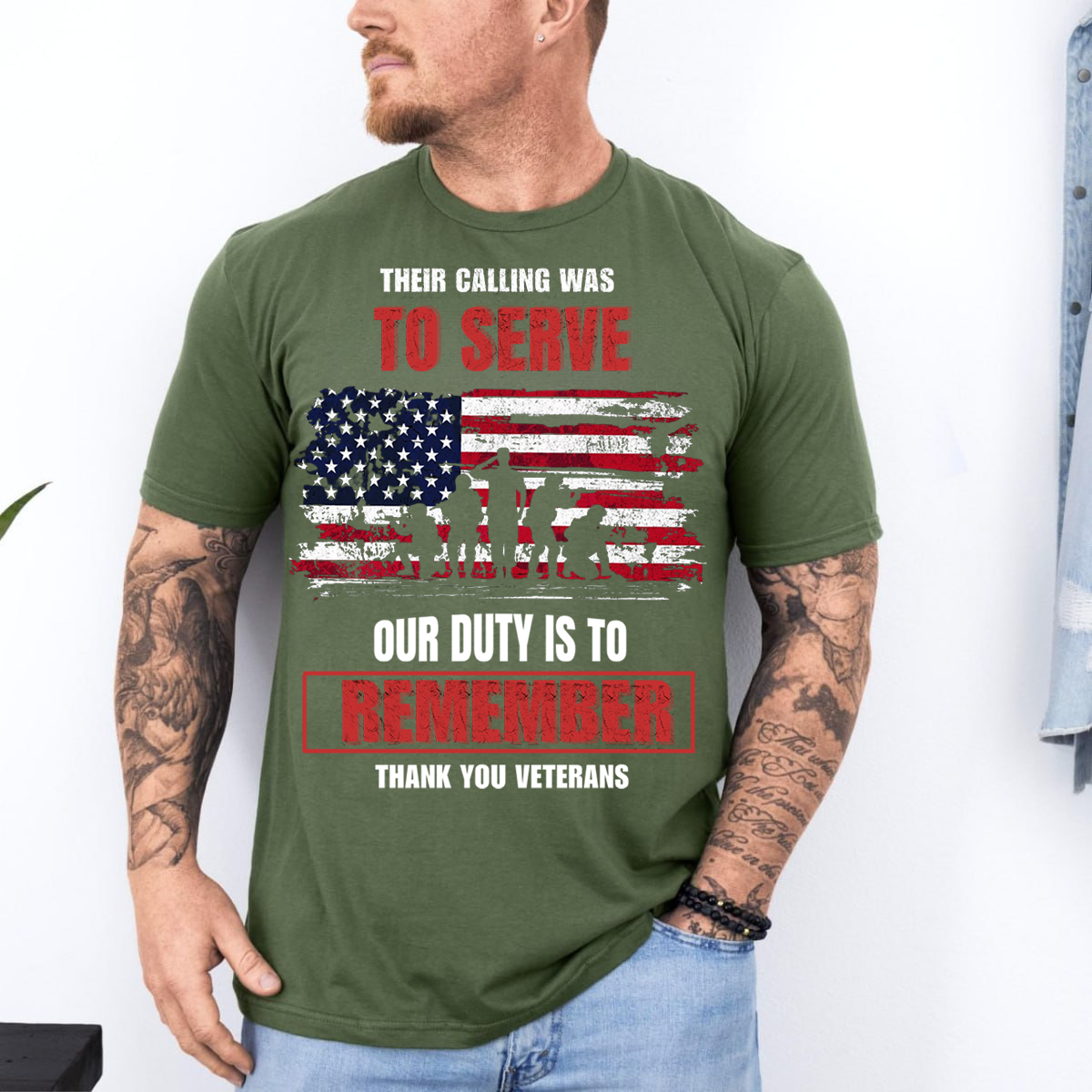 U.S Veteran Shirt - Our Duty Is To Remember - Honoring Our Heroes