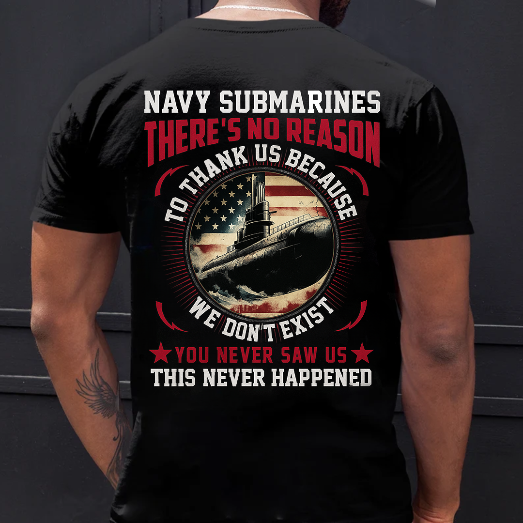 U.S. Veteran Shirt - Navy Submarines - Proud Veteran Shirt, Perfect Gift For Veteran
