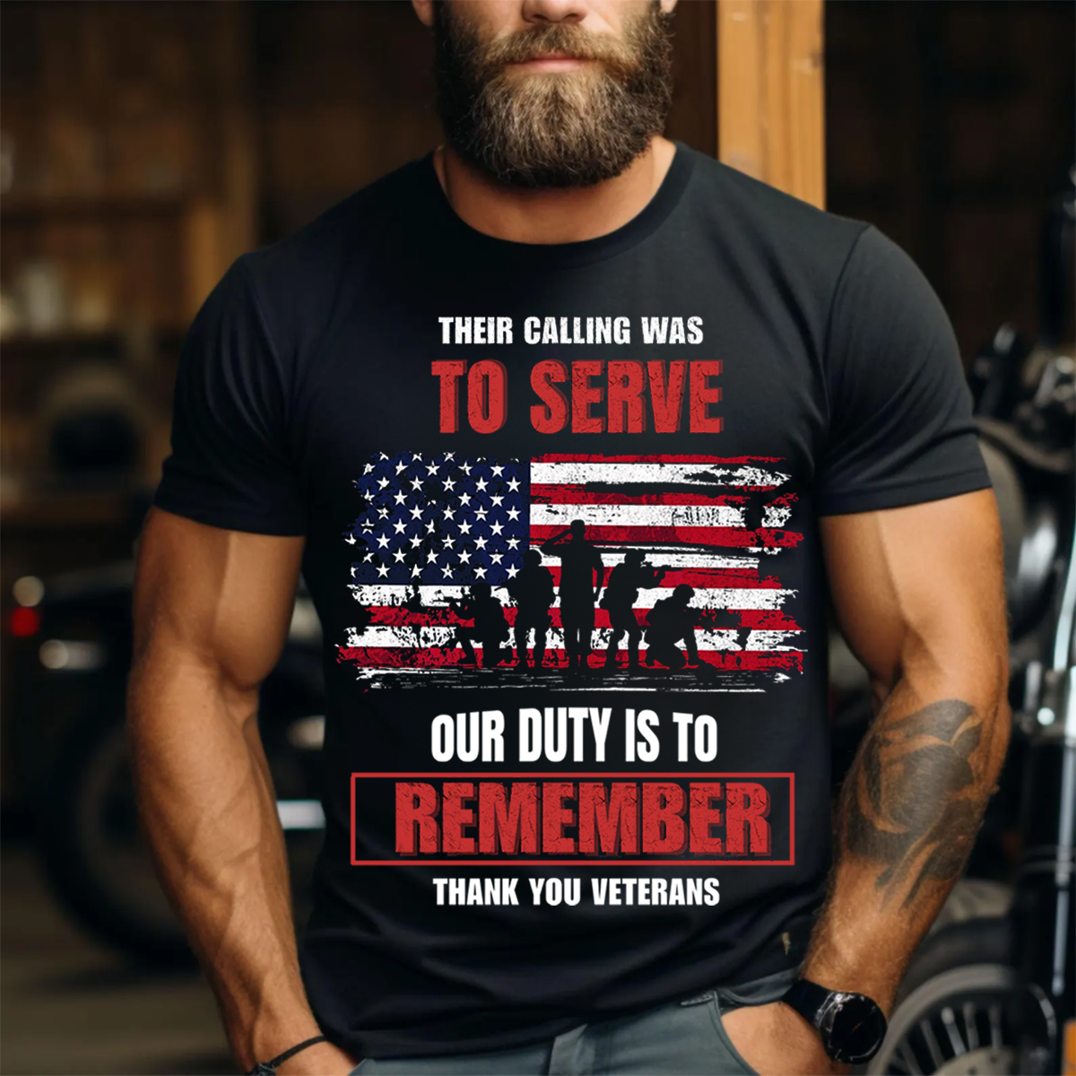 U.S Veteran Shirt - Our Duty Is To Remember - Honoring Our Heroes