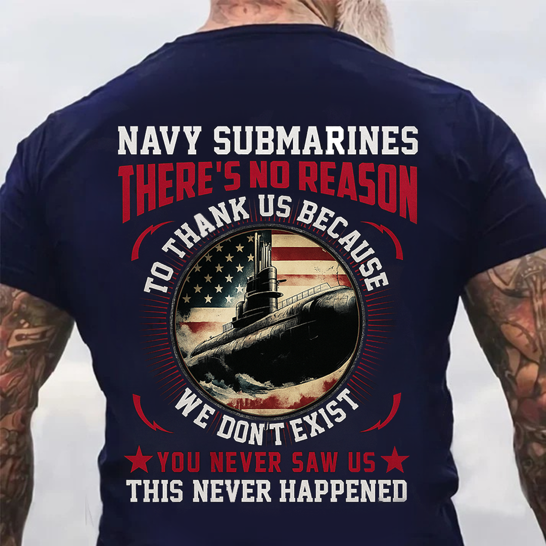 U.S. Veteran Shirt - Navy Submarines - Proud Veteran Shirt, Perfect Gift For Veteran