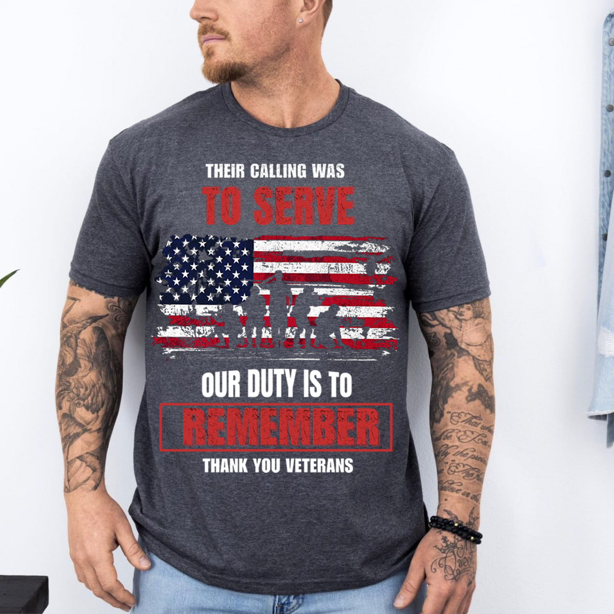 U.S Veteran Shirt - Our Duty Is To Remember - Honoring Our Heroes