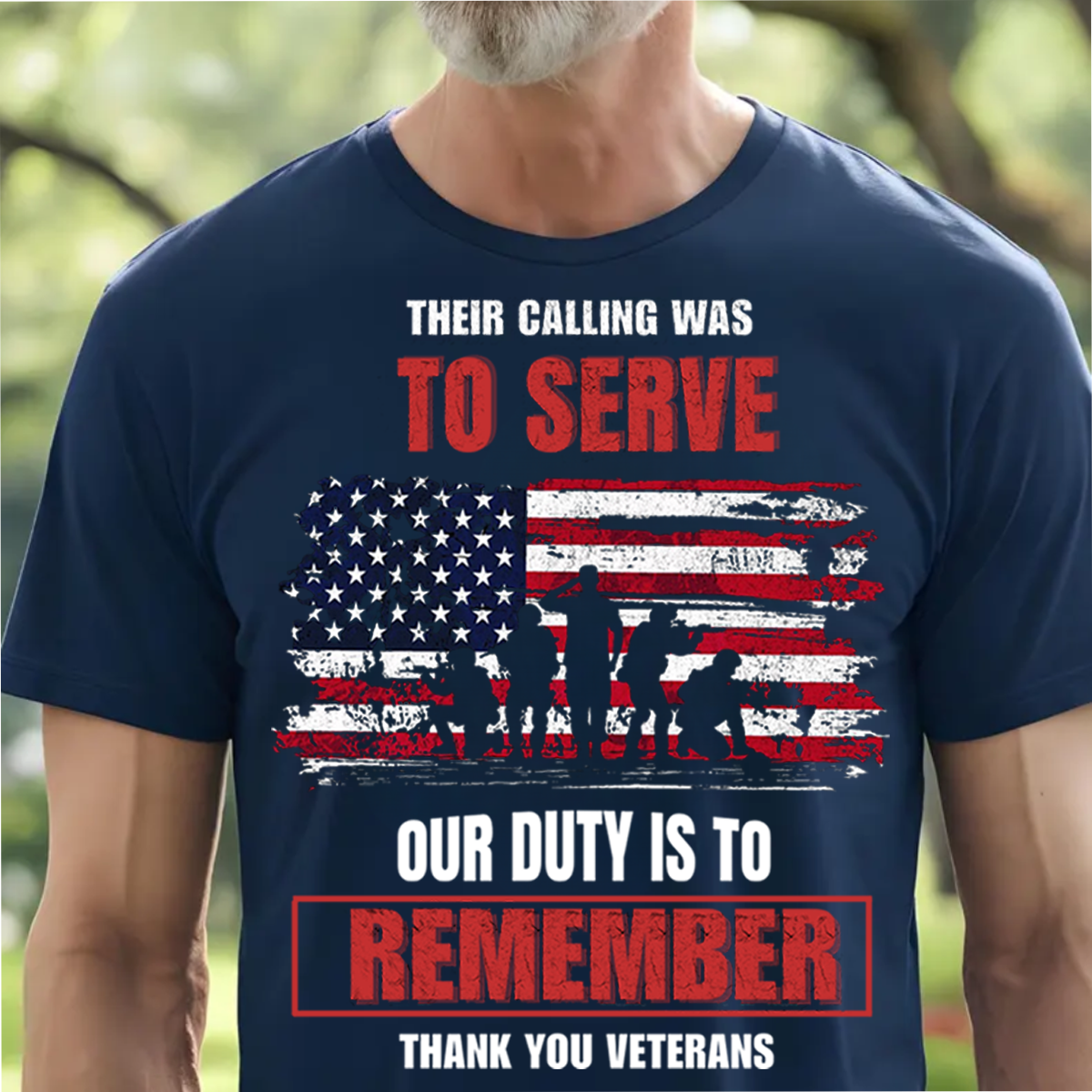U.S Veteran Shirt - Our Duty Is To Remember - Honoring Our Heroes