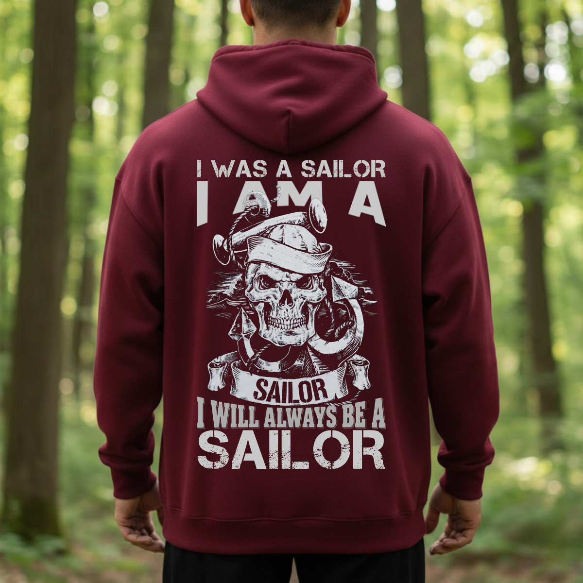 Military Veteran T-Shirt, Sweatshirt, Hoodie – Always a Sailor – Patriotic Service Pride Apparel